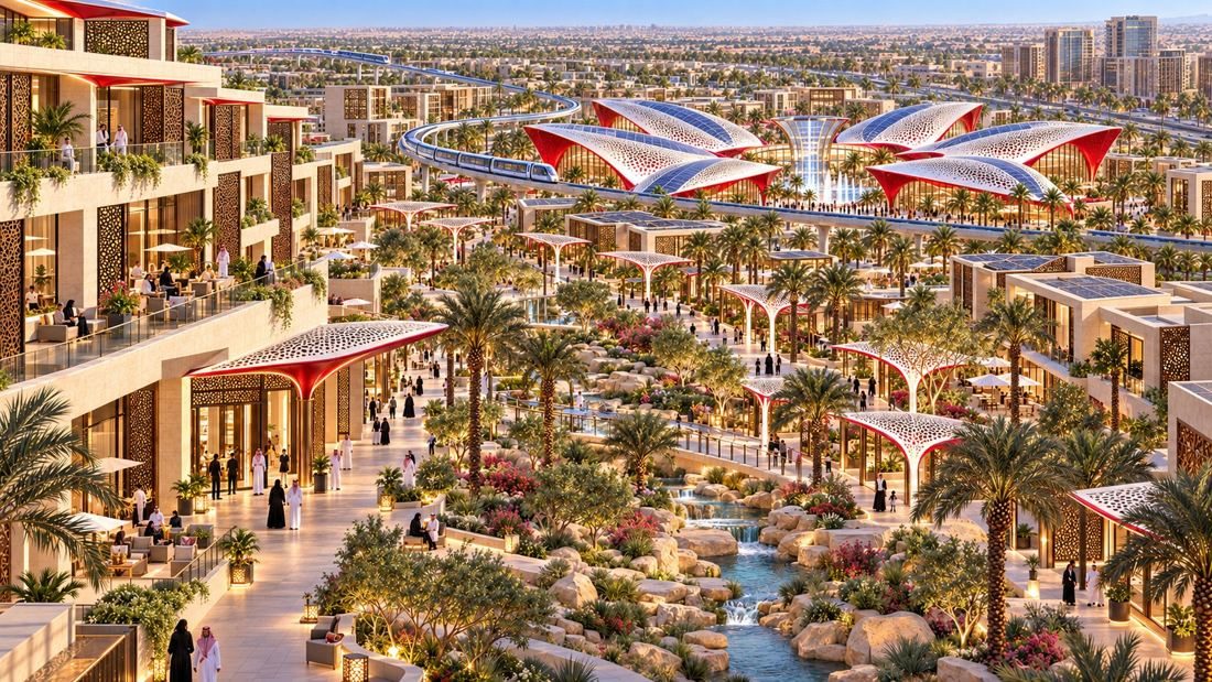 الحديقة والممرات